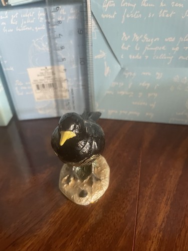 Enamel trinket box bird - enamel,