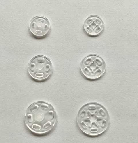 Plastic sew snap fasteners - sew-on,