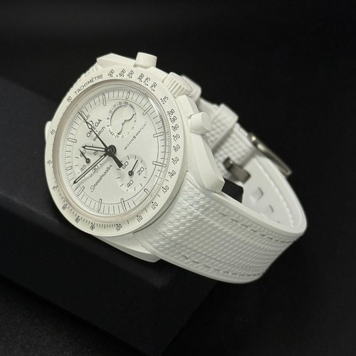 White watch strap - for, swatch