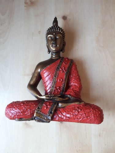 Resin buddha statue meditative - buddha,