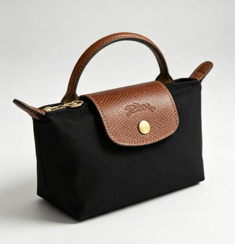Longchamp pliage mini black - le,