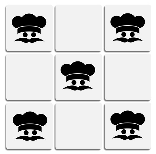 Chef wall tile stickers - chef,