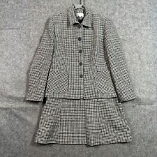 Cotswold Collection Suit 2 Piece Jacket Skirt Womens Size 14 Moon Cloth Wool