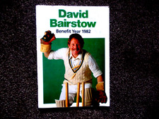 David Bairstow Benefit Year 1982 Booklet Signed by Bluey & Sir Geoffrey
