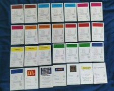 INDIVIDUAL PREMIER LEAGUE MONOPOLY PROPERTY CARDS 1999 EDITION