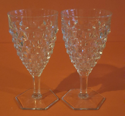Fostoria wine glasses colony - wine,