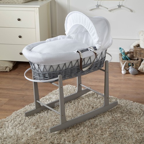 Baby moses basket with - basket, stand