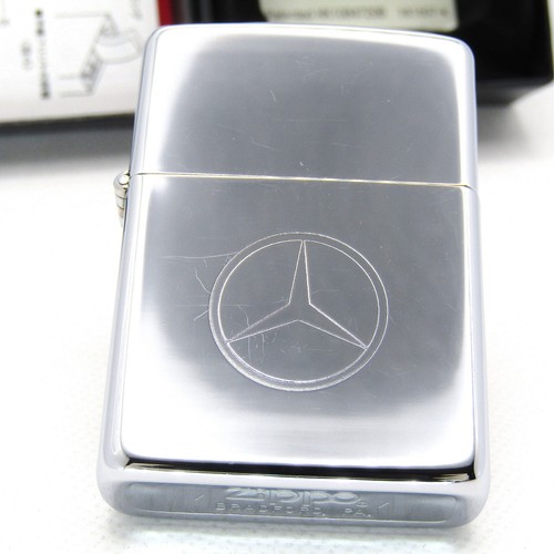 Mercedes benz engraved zippo - mercedes-benz,