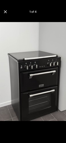 Stoves 60cm black gas - stoves,