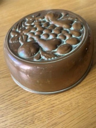 Vintage copper jelly mould - vintage,
