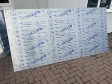 1x Brushed Ally Alupanel  Composite Aluminium Sheets Panels Boards - 3mm