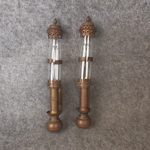 Pair vintage brass - vintage,