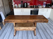 Decorative railway sleeper table 