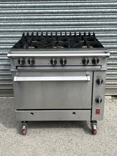 Falcon Nat Gas 6 Ring  Oven  / Cooker / Range   G10066x OT W90cm  Commercial