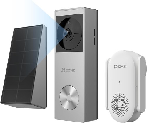 Solar doorbell camera with - 2k,