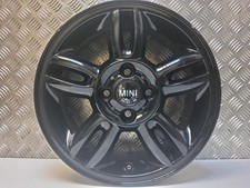 MINI R56 15 Inch Black 5 Star Twin Spoke R118 Alloy Wheel Rim 5.5J ET45 6791930