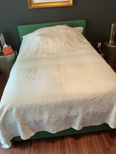 Vtg white heavy cotton - vtg,