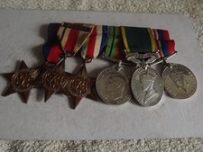 WW2 GROUP OF MEDALS + MILITIA FOR EFFICIENT SERVICE TO ROYAL ULSTER REGIMENT MAN