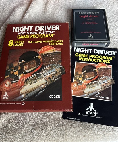 Atari night driver video - atari, 'night