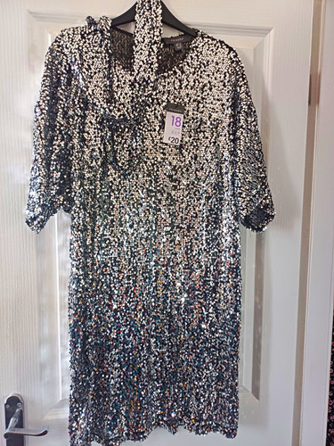 Primark fully lined silver - lined,