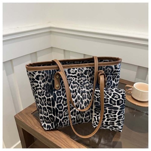 Large capacity leopard print - large,