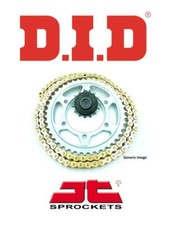 Yamaha YZF R1 04-05 DID ZVMX Gold X-Ring Chain & JT Quiet Sprocket Kit