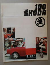 Skoda S100 Brochure 1973