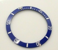 Ceramic Insert Blue  Silver