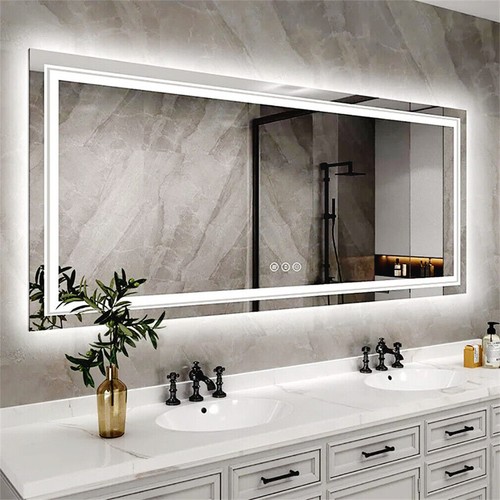Oversized bathroom mirror led - bathroom,