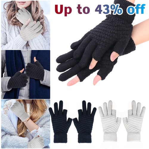 Thermal fingerless gloves - fingerless,