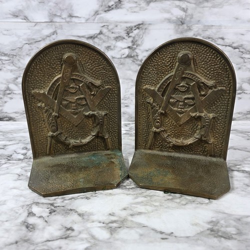 Vtg masonic brass - masonic, copper