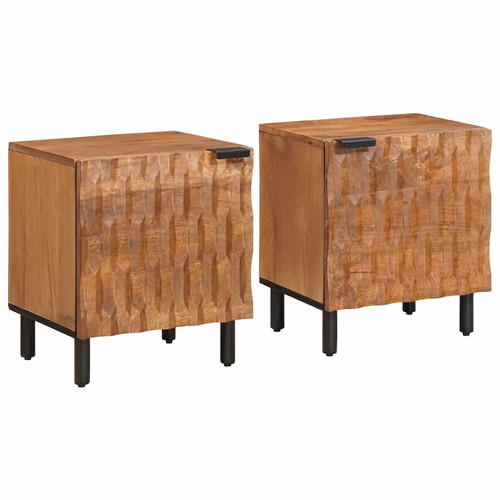 Bedside cabinet brown - brown, solid