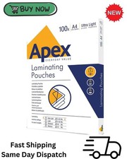 Apex A4 Laminating Pouches