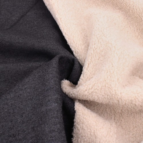 Double faced shearling - shearling, denim