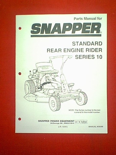 Snapper rear engine riding - snapper,
