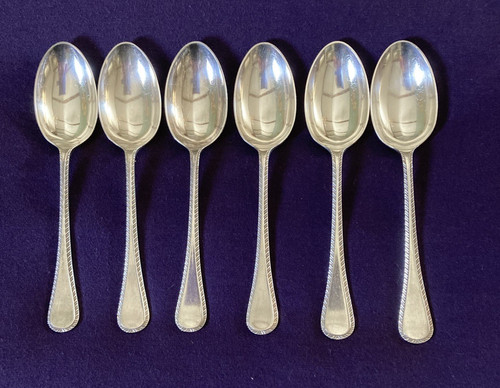 Set vintage plated nickle - set, 6