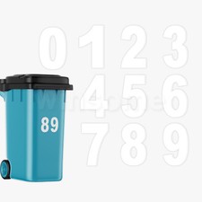 2/4 Pack Wheelie Bin Numbers