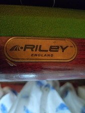 riley snooker table 6ft cues