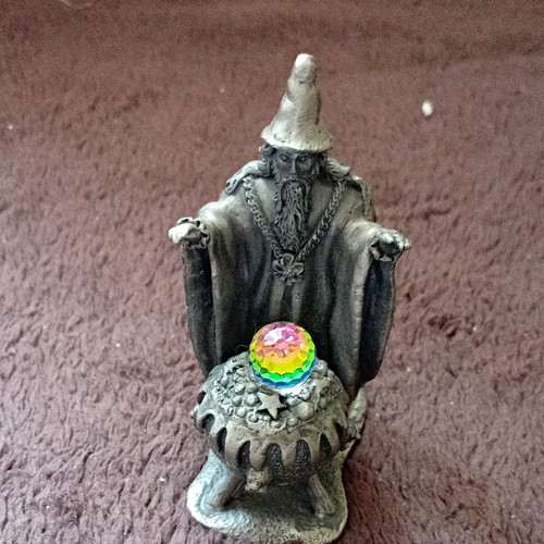 Wizard figurine ornament - wizard,