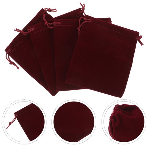 Set reusable dark red - set, of