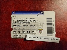 RARE TICKET: Benfica Lisoba -