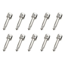 10PCS 6.35MM Solder  Plugs Kit