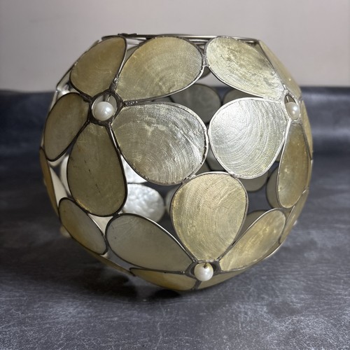Capiz shell lamp - shell, shade