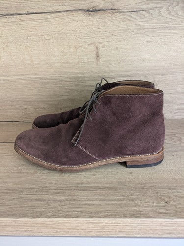 Loake andrew burgundy - andrew, suede