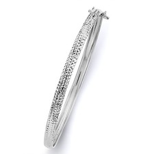 SOLID 14k White Gold 5mm