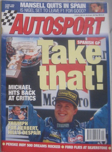 Autosport magazine may 1995 - magazine,