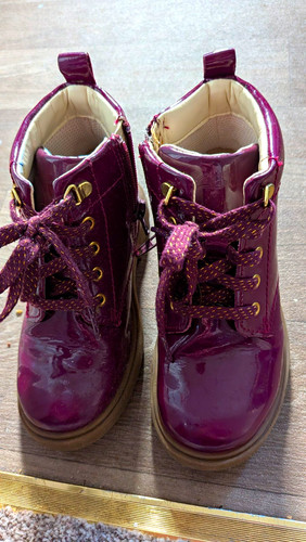Clarks girls purple - purple, boots