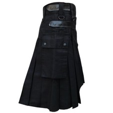 Men's Hybrid Black Cotton &