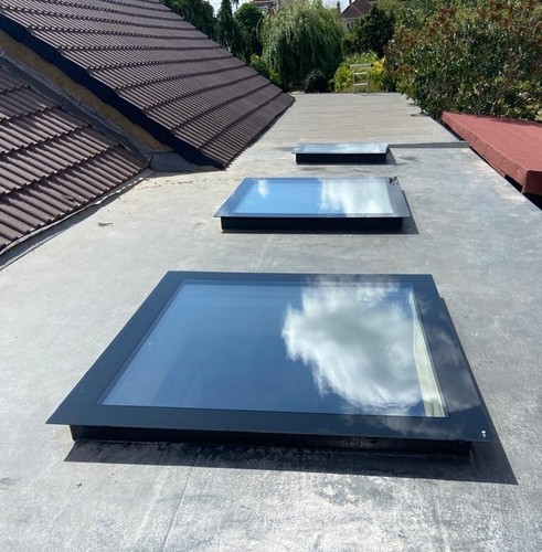 Lantern window skylight roof