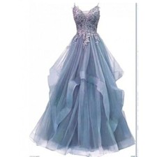 Women Noble Evening Formal Party Ball Gown Prom Bridesmaid Acting Host Dress ///